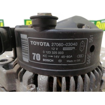 Recambio de alternador para toyota carina (t19) 2.0 berlina referencia OEM IAM 2706003040 0123325003 