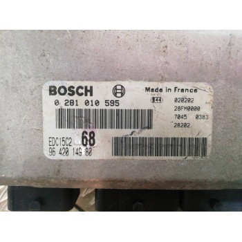 Recambio de centralita motor uce para citroën xsara picasso 2.0 hdi exclusive referencia OEM IAM 9642014980 0281010595 