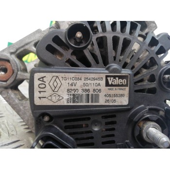 Recambio de alternador para renault clio iii confort dynamique referencia OEM IAM 8200386806 TG11C034 2542945B