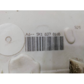 Recambio de cerradura puerta delantera derecha para volkswagen golf vi (5k1) referencia OEM IAM 5K1837016B  