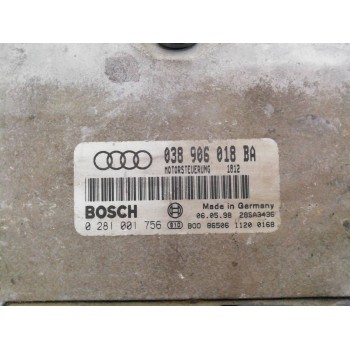 Recambio de centralita motor uce para audi a3 (8l) 1.9 tdi ambiente referencia OEM IAM 038906018BA 0281001756 