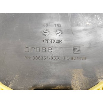 Recambio de elevalunas delantero derecho para seat leon (1p1) reference referencia OEM IAM 1P0867436  