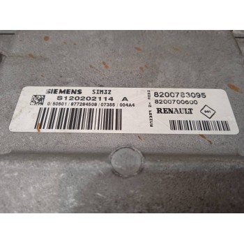 Recambio de centralita motor uce para renault clio grandtour dynamique referencia OEM IAM 8200783095 8200700600 S120202114A