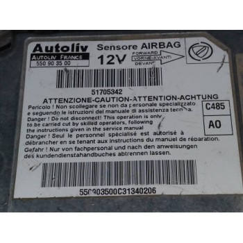 Recambio de centralita airbag para fiat doblo (119) 1.2 sx referencia OEM IAM 51705342 550903500 