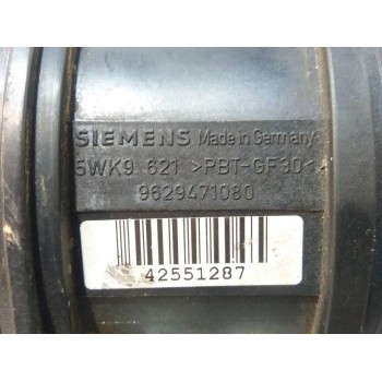 Recambio de caudalimetro para citroën xsara berlina 1.9d image referencia OEM IAM 5WK9621 9629471080 