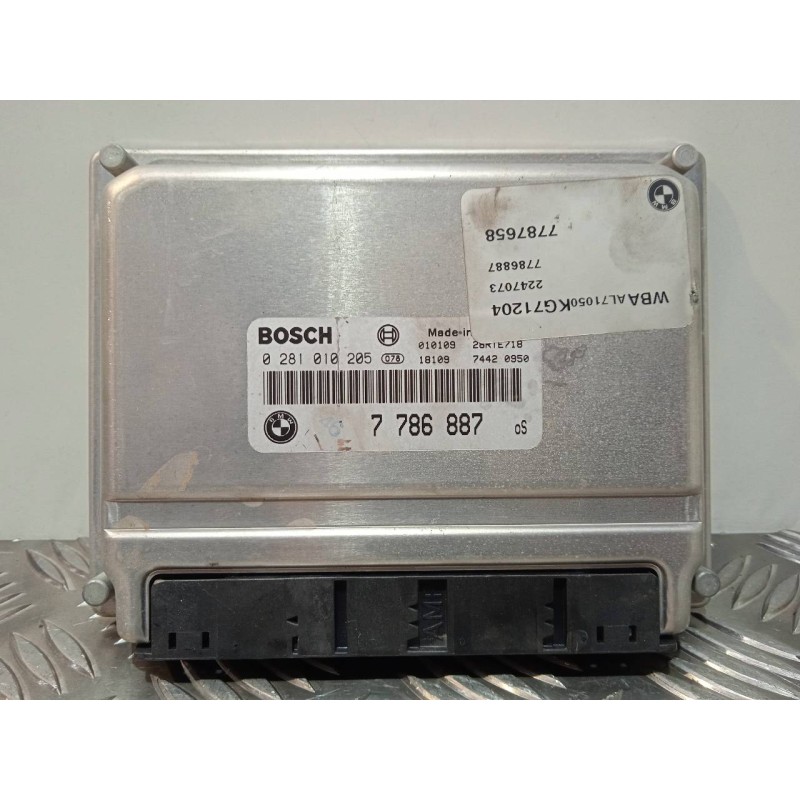 Recambio de centralita motor uce para bmw serie 3 berlina (e46) 320d referencia OEM IAM 0281010205 7786887 28RTE718 , 74420950