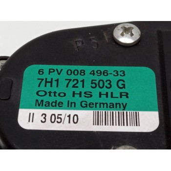 Recambio de potenciometro pedal para volkswagen t5 transporter (7e) kombi-mittelhochdach lang 4motion referencia OEM IAM 7H17215