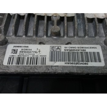 Recambio de centralita motor uce para citroën c4 berlina exclusive referencia OEM IAM 5WS40277GT 9655534080, 9660497480 