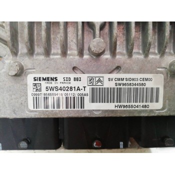 Recambio de centralita motor uce para peugeot 307 (s1) xr clim plus referencia OEM IAM 9658344580 9655041480 5WS40281AT