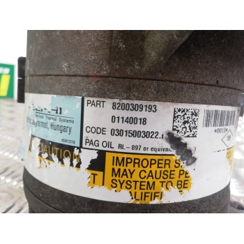 Recambio de compresor aire acondicionado para renault scenic ii authentique referencia OEM IAM 8200309193 01140018 