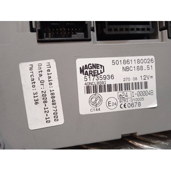 Recambio de modulo electronico para fiat punto berlina (188) 1.2 8v sx referencia OEM IAM 51735936 501861180026 
