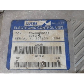 Recambio de centralita motor uce para fiat marea berlina (185) jtd 105 hlx referencia OEM IAM R04080003J 80537L, 207120 