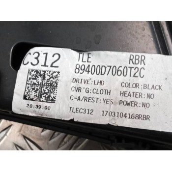 Recambio de asientos traseros para hyundai tucson 1.7 crdi cat referencia OEM IAM 89400D7060T2C  