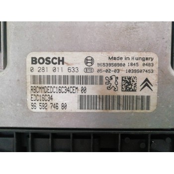 Recambio de centralita motor uce para peugeot 407 sr confort referencia OEM IAM 9658274680 0281011633 