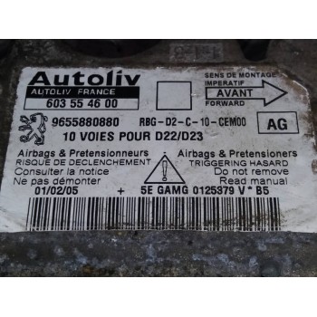 Recambio de centralita airbag para peugeot 407 sr sport referencia OEM IAM 9655880880 603554600 