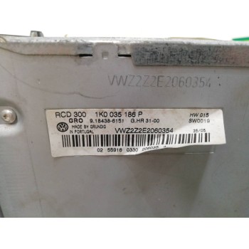 Recambio de sistema audio / radio cd para volkswagen passat berlina (3c2) advance referencia OEM IAM 1K0035186P 9184386151 