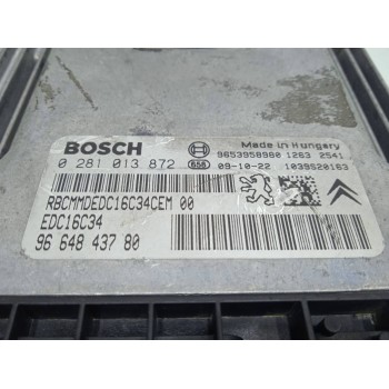 Recambio de centralita motor uce para citroën c4 picasso exclusive plus referencia OEM IAM 9664843780  