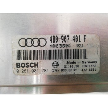Recambio de centralita motor uce para audi a6 berlina (4b2) 2.5 tdi referencia OEM IAM 4B0907401F 0281001781 