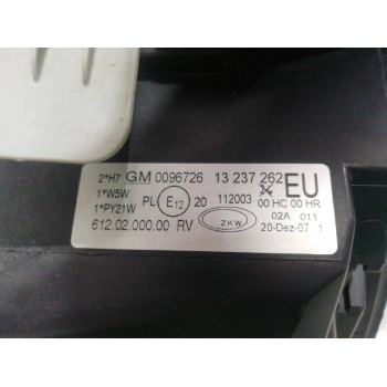 Recambio de faro derecho para opel corsa c cosmo referencia OEM IAM 13237262 0096726 