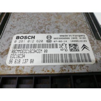 Recambio de centralita motor uce para citroën berlingo 1.6 hdi 92 sx familiar referencia OEM IAM 9661813780  