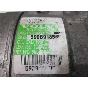Recambio de compresor aire acondicionado para volvo s60 berlina 2.4 d referencia OEM IAM 8708581  