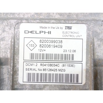 Recambio de centralita motor uce para renault clio iii authentique referencia OEM IAM 8200399038  