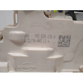 Recambio de cerradura puerta trasera derecha para seat altea xl (5p5) stylance / style referencia OEM IAM 1P0839016 1P0839016A 