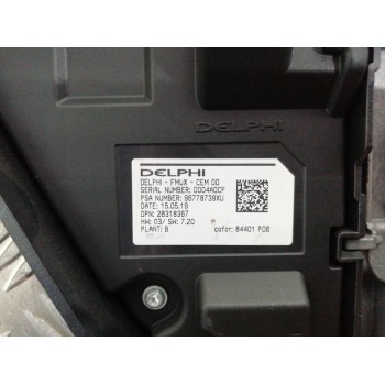 Recambio de pantalla multifuncion para citroën c4 picasso business class referencia OEM IAM 9812720580 96778739XU 96778739XU 980