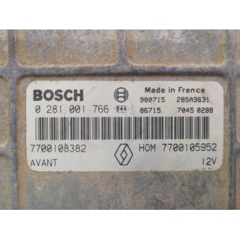 Recambio de centralita motor uce para renault laguna (b56) 1.9 dti rt referencia OEM IAM 7700105952 0281001766 7700108382