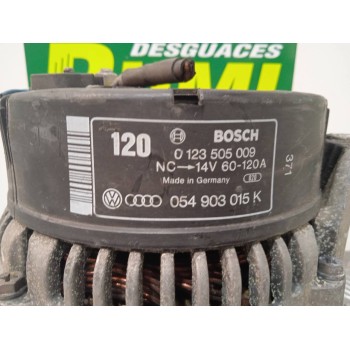 Recambio de alternador para audi 100 berlina (c4) básico referencia OEM IAM 0123505009 054903015K 