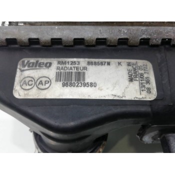 Recambio de radiador agua para citroën c2 collection referencia OEM IAM 9680239580  