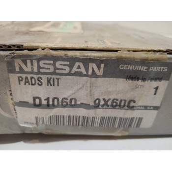 Recambio de pastillas de freno para nissan cabstar e cabina simple cabina individual referencia OEM IAM D10609X60C  