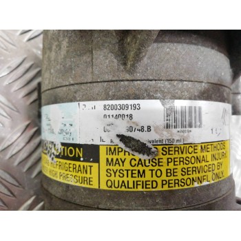 Recambio de compresor aire acondicionado para renault megane ii berlina 5p confort authentique referencia OEM IAM 8200309193  