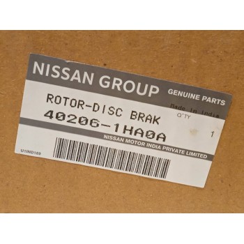 Recambio de disco freno delantero para nissan note (e11e) referencia OEM IAM 402061HA0A  