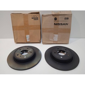 Recambio de disco de freno trasero para nissan qashqai (j11) referencia OEM IAM 432064EA0B  
