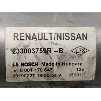 Recambio de motor arranque para renault megane iv berlina 5p business referencia OEM IAM 233003759R  