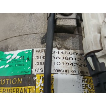 Recambio de compresor aire acondicionado para opel astra h ber. cosmo referencia OEM IAM 24466996  
