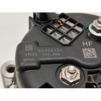 Recambio de alternador para chevrolet aveo ls referencia OEM IAM 96936136  