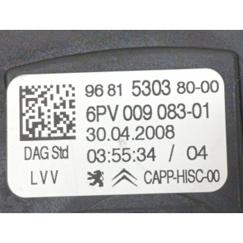 Recambio de potenciometro pedal para peugeot 308 confort referencia OEM IAM 9681530380  