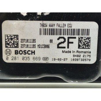 Recambio de centralita motor uce para renault megane iv berlina 5p business referencia OEM IAM 237101118S  