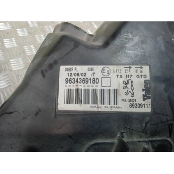 Recambio de faro izquierdo para peugeot 307 break / sw (s1) break xs referencia OEM IAM 9634369180 89309111 