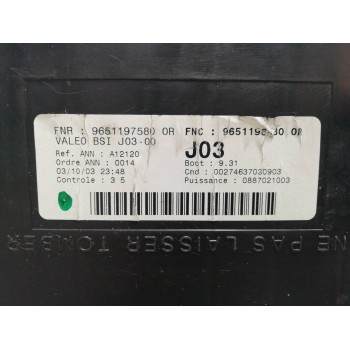 Recambio de centralita check control para peugeot 307 break / sw (s1) break xs referencia OEM IAM 9651196880 9651197580 