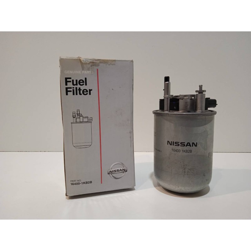 Recambio de filtro gasoil para nissan juke (f15) 1.5 turbodiesel cat referencia OEM IAM 164001KB2B  