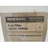 Recambio de filtro gasoil para nissan juke (f15) 1.5 turbodiesel cat referencia OEM IAM 164001KB2B  
