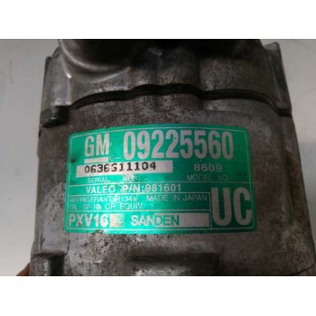 Recambio de compresor aire acondicionado para opel vectra c berlina elegance referencia OEM IAM 09225560 0636611104 