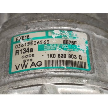 Recambio de compresor aire acondicionado para seat leon (1p1) reference referencia OEM IAM 1K0820803Q  