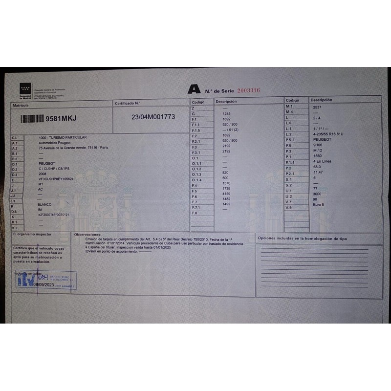peugeot 2008 (--.2013) del año 2014