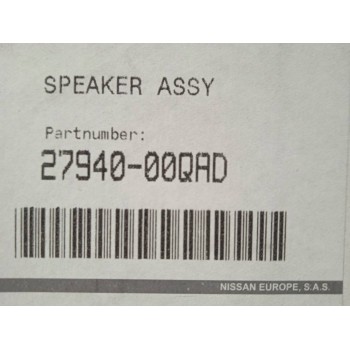 Recambio de no identificado para nissan primastar (x83) referencia OEM IAM 2794000QAD  