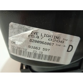 Recambio de faro antiniebla trasero izquierdo para nissan primastar (x83) referencia OEM IAM 8200968067  