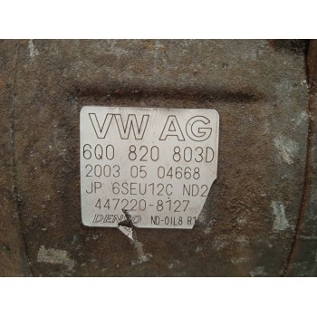 Recambio de compresor aire acondicionado para seat ibiza (6l1) referencia OEM IAM 6Q0820803D  